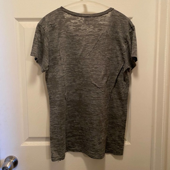 Alternative Apparel Heather Grey Sheer T-Shirt - Large - Picture 3 of 4